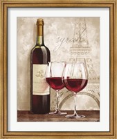 Framed Wine in Paris IV