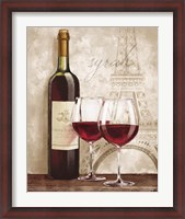 Framed Wine in Paris IV