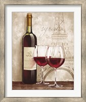 Framed Wine in Paris IV