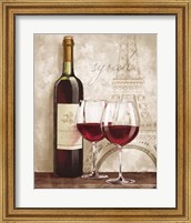 Framed Wine in Paris IV