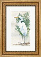Framed Standing Egret II
