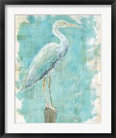 Framed Coastal Egret I