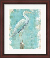 Framed Coastal Egret I