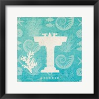 Pacific Bath III Framed Print