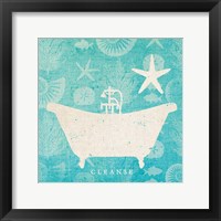 Pacific Bath IV Framed Print