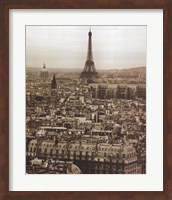 Framed Paris Below