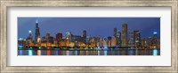 Framed Chicago Skyline