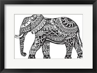 Framed Elephant Side