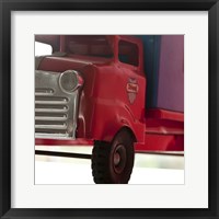 Framed Red Truck