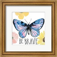 Framed 'Beautiful Butterfly IV' border=