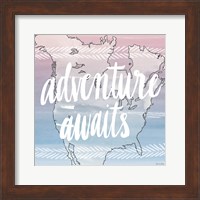 Framed World Traveler Adventure Awaits