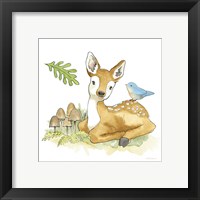 Framed 'Baby Woodland III' border=