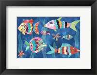 Framed Boho Reef Fish III