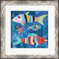 Framed Boho Reef Fish I