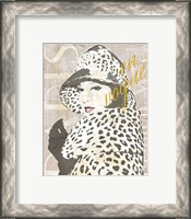 Framed 'Fashion Week Paris Halftone II' border=