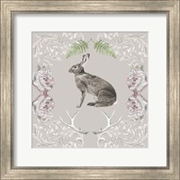 Framed Hare & Antlers I