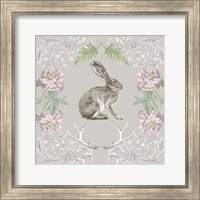 Framed Hare & Antlers II