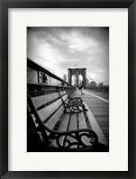 Framed Brooklyn Bridge Promenade