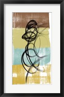 Dancing Swirl II Framed Print