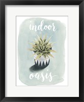 Life is Succulent III Framed Print