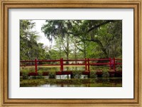 Framed Red Bridge