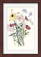 Framed Wildflower Watercolor I