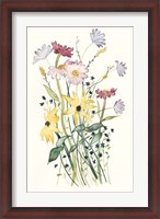 Framed Wildflower Watercolor II