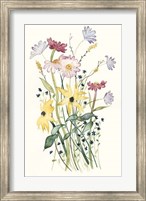 Framed Wildflower Watercolor II