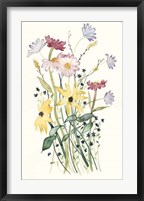 Wildflower Watercolor II Framed Print
