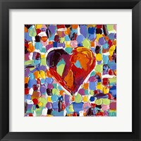 Mosaic Heart III Framed Print