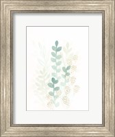 Framed Sprout Flowers I