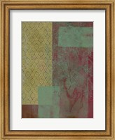 Framed Brocade Tapestry I