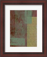 Framed Brocade Tapestry II