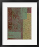 Brocade Tapestry II Framed Print
