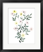 Trellis Flowers I Framed Print