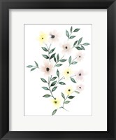 Framed Trellis Flowers II