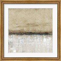 Framed Blue Line I