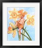Framed Daffodil Elf