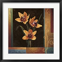 Framed Yellow Orchids