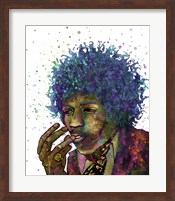 Framed Jimi Hendrix I