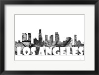 Framed Los Angeles California Skyline BG 2