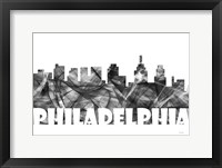 Framed Philadelphia Skyline BG 2
