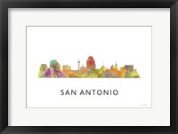 Framed San Antonio Texas Skyline