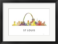 Framed St Louis Missouri Skyline