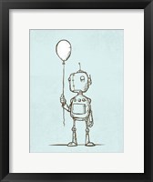 Framed Robot Balloon