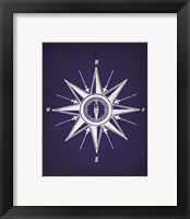 Framed 'Vintage Compass 2' border=