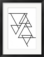 Framed White Triangle