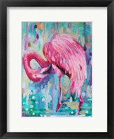 Framed Flamingo In The Natural 1