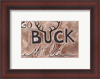 Framed Buck Wild