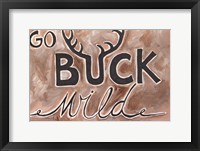 Framed Buck Wild